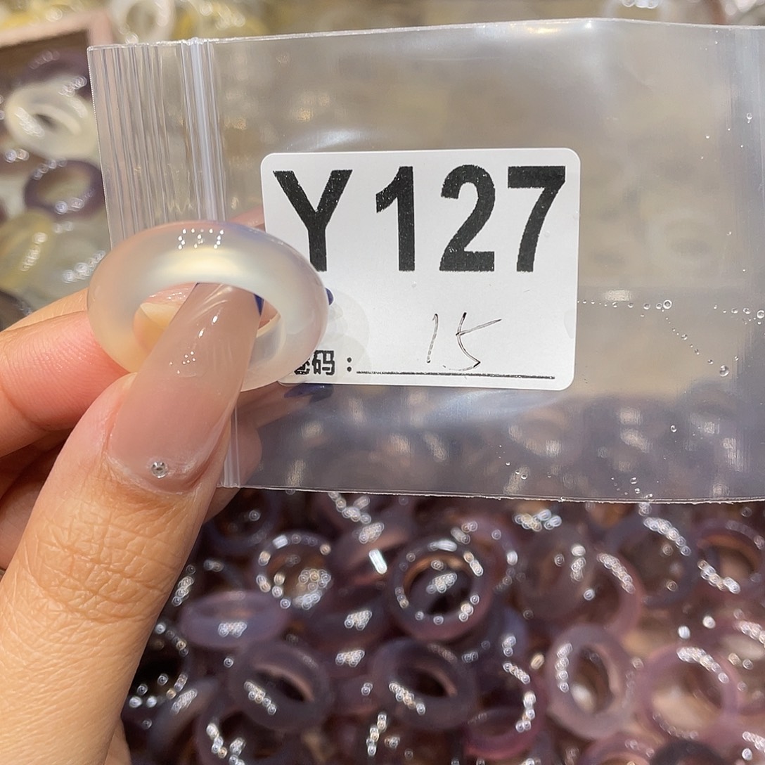 玛瑙/玉髓未镶嵌戒指127