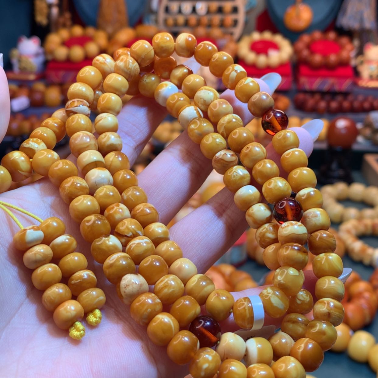 【闪购商品】蜜蜡手链未镶嵌蜜蜡手链