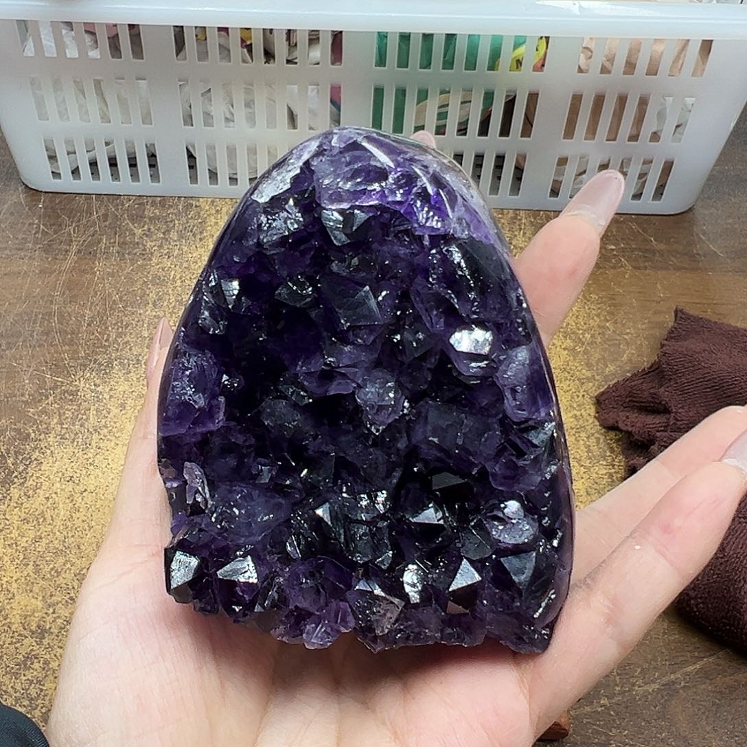 紫晶未镶嵌摆件福利