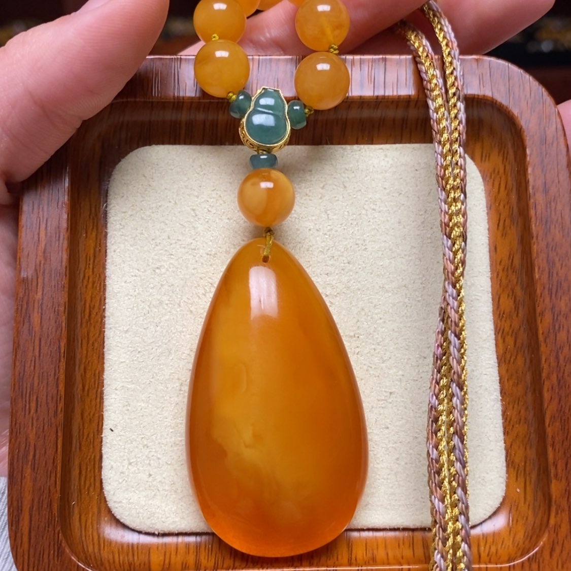 【闪购商品】蜜蜡颈饰未镶嵌项链