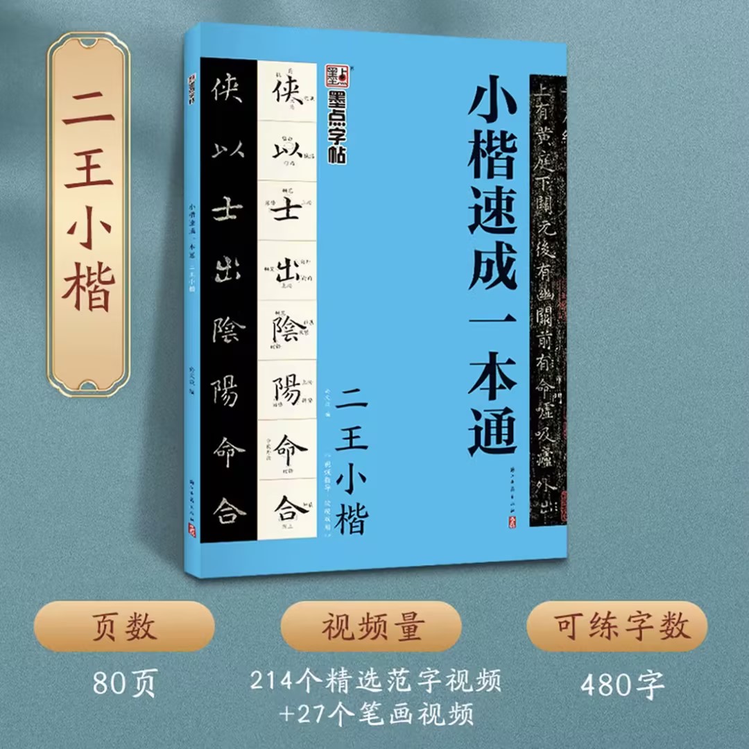 【小楷速成教程】毛笔小楷入门字帖文征明赵孟頫灵飞经二王小楷