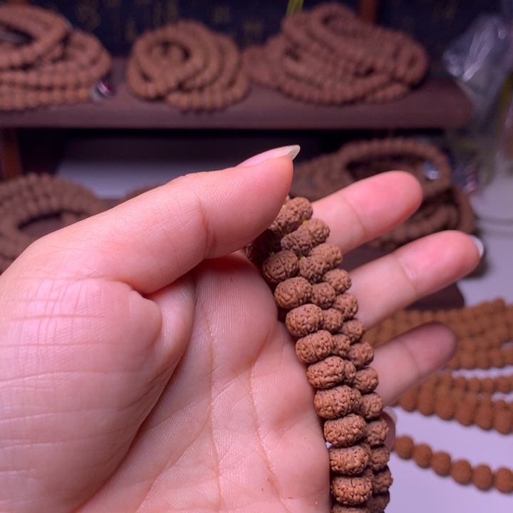 一***字金刚菩提吊坠老树王六瓣108脖挂