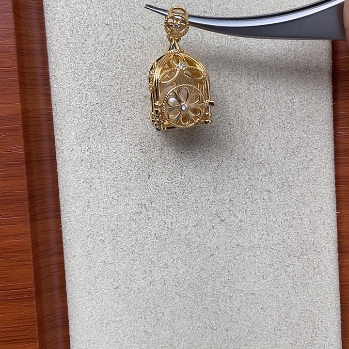 吊坠(不含链)海水珍珠银S925镶嵌