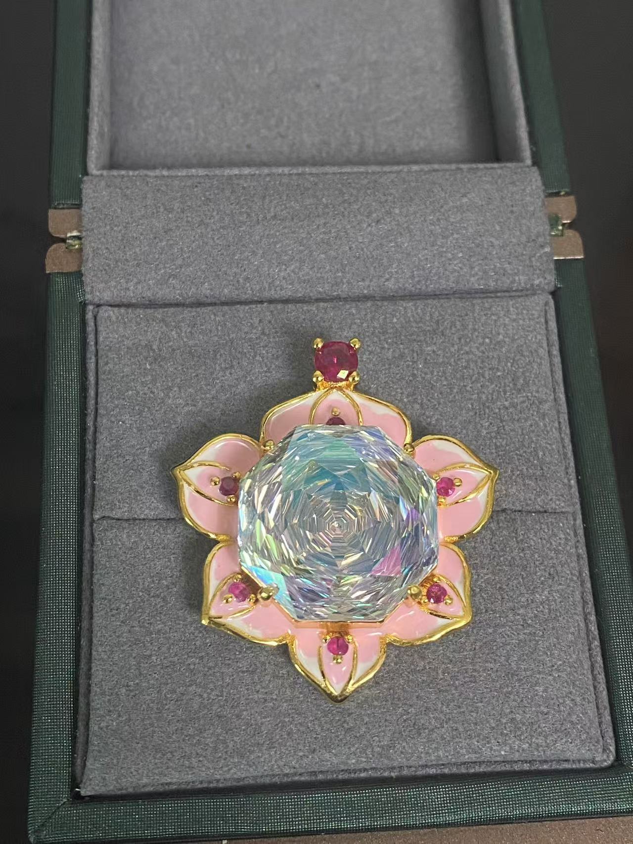 【米米甄选 绚丽多彩】白色吊坠 W-1100