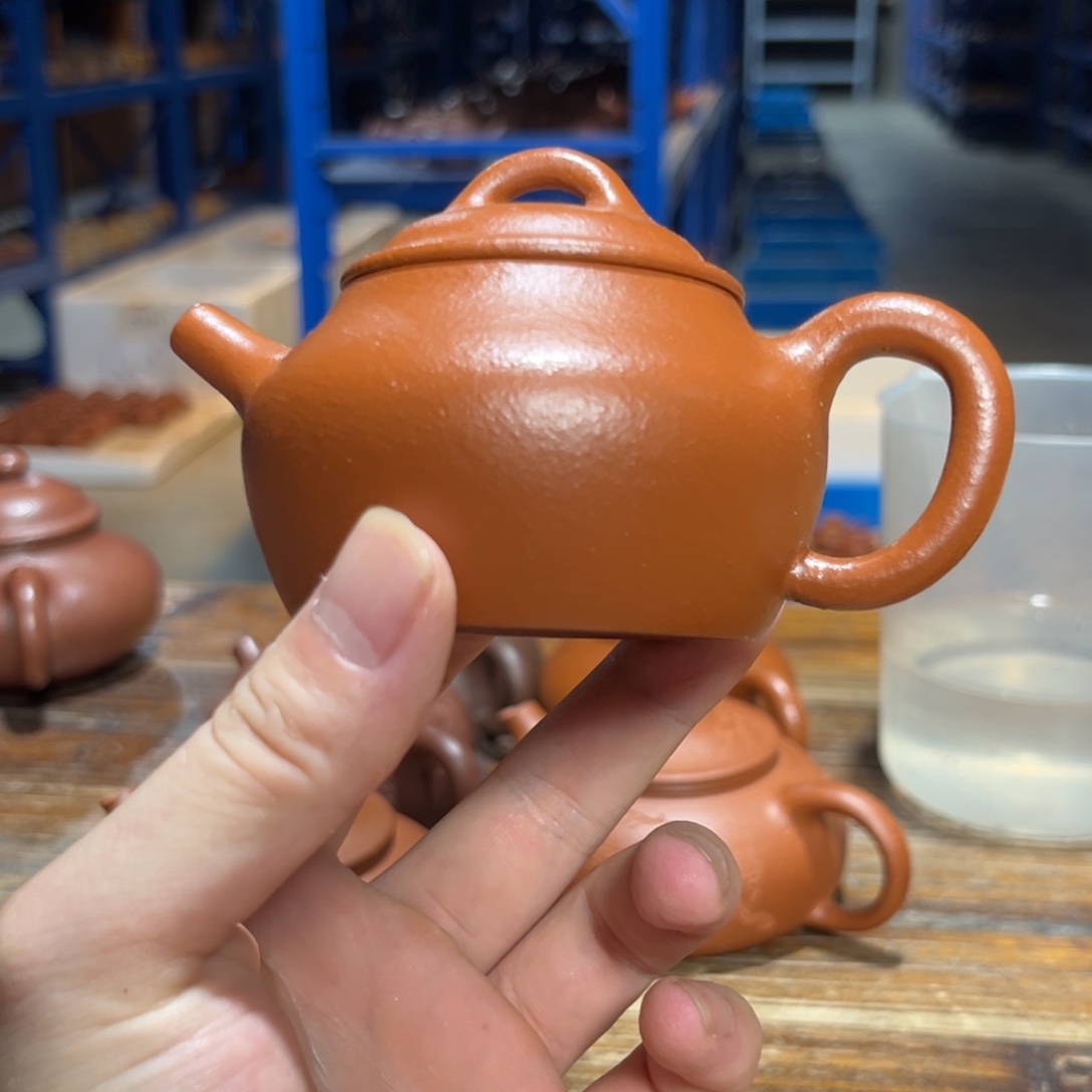 紫砂茶壶紫砂紫砂生砂 朱泥
