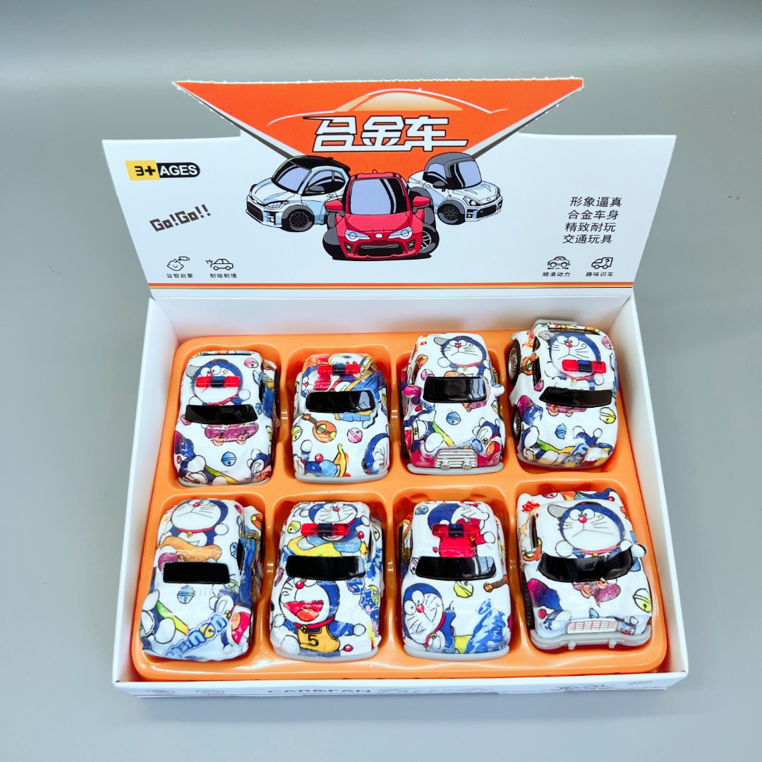 【Q版半盒混搭】默认微瑕mini合金车模 消防车工程车小汽车收藏摆件