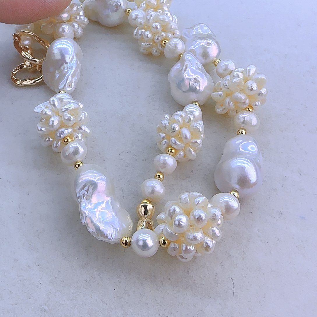 未镶嵌项链定制74淡水珍珠美**家