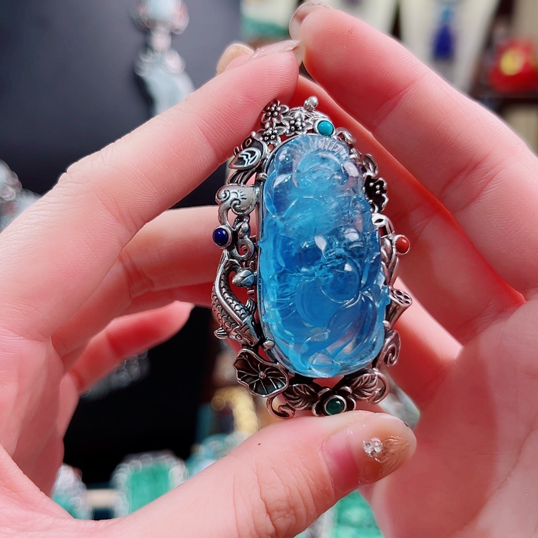 925银珐琅锦象原创设计款式戒指