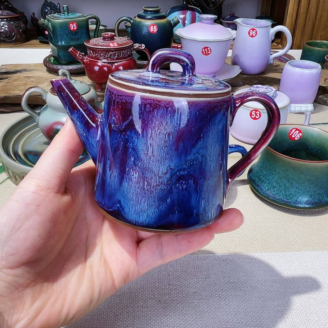 壶禹州钧瓷艺术作品