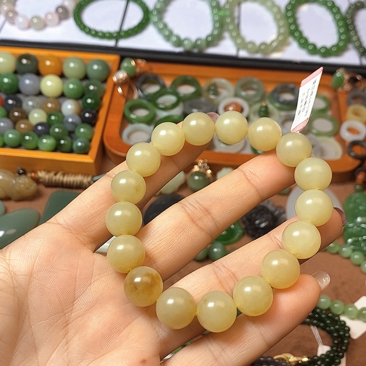 未镶嵌和田玉手链南**木