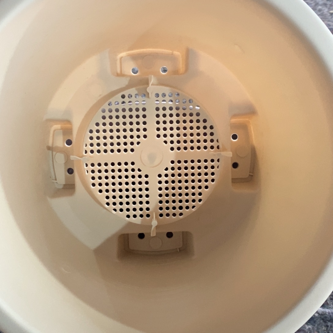 树脂4个26口米色圆形球根无托