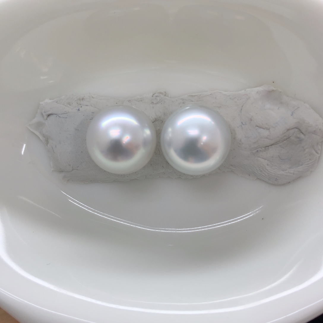 海水珍珠未镶嵌裸珠11-12mm梅