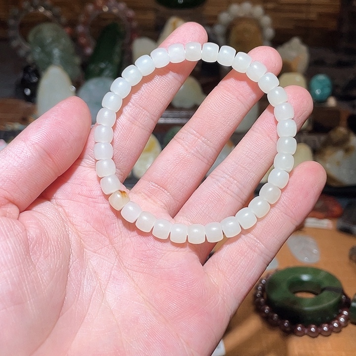 颈饰未镶嵌和田玉手串手链