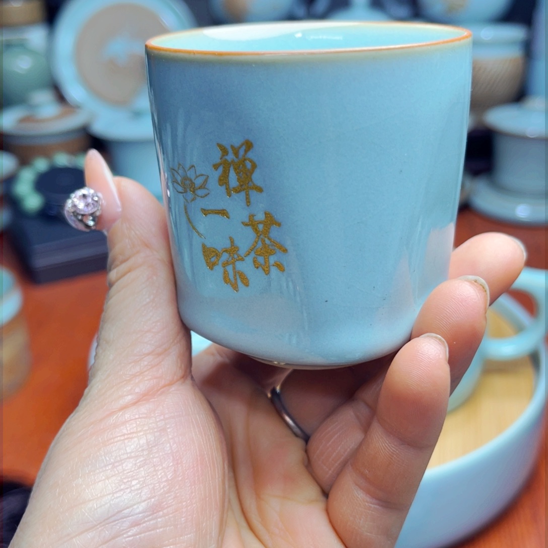 【闪购商品】汝州单壶单杯天青