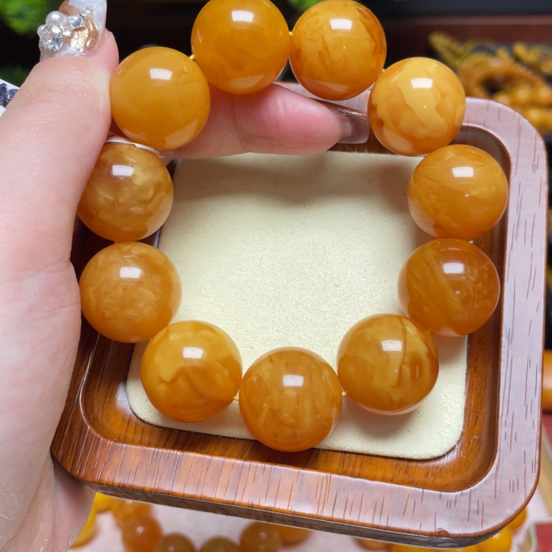 蜜蜡手链未镶嵌手串