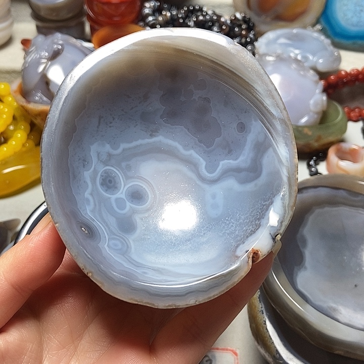 万***船玛瑙/玉髓未镶嵌一