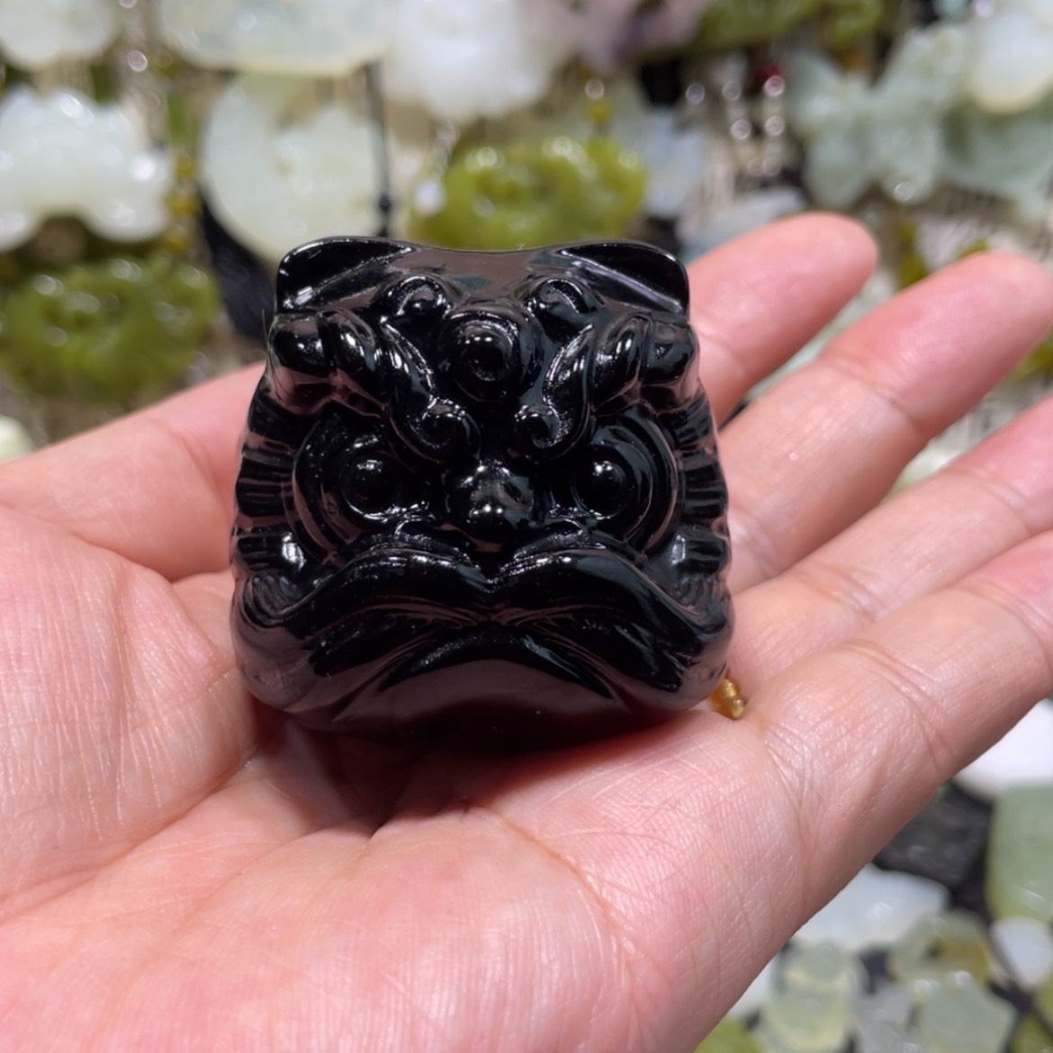 【闪购商品】岫玉颈饰未镶嵌53手把