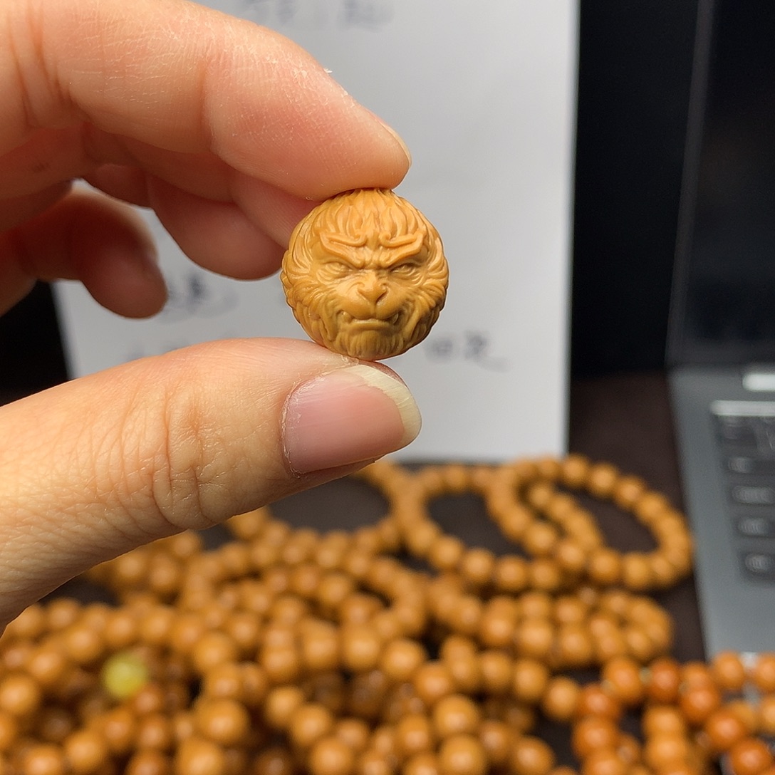 手串桃核猴头单颗大圣