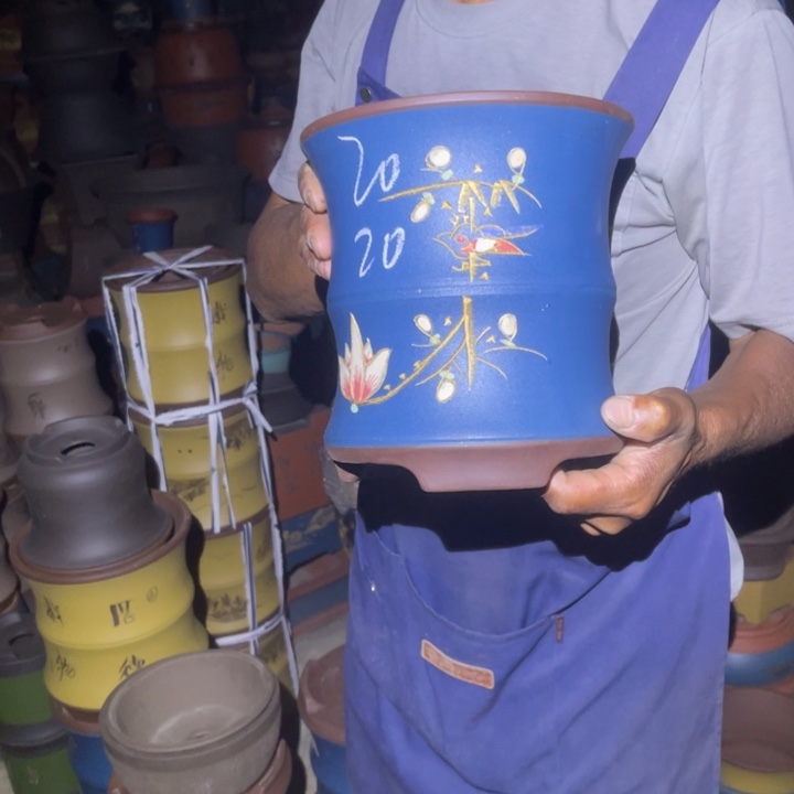 紫砂花盆紫砂花盆