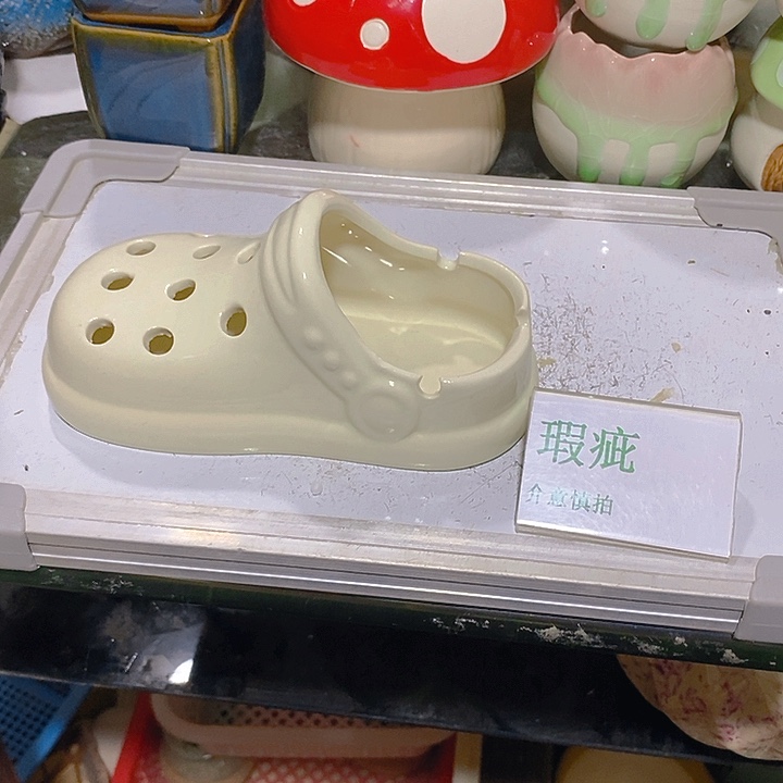 摆件多肉瑕疵盆有孔