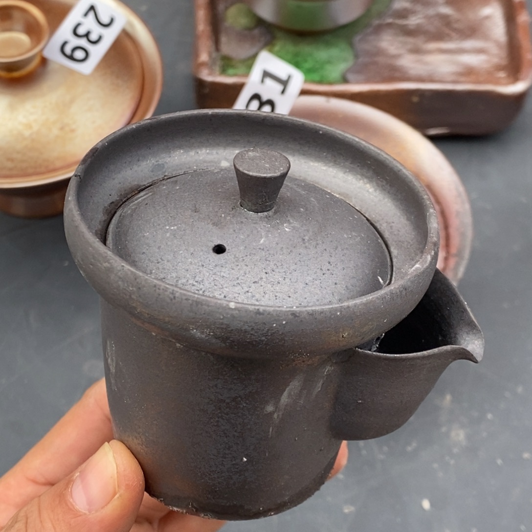 柴烧茶具陶瓷杯子