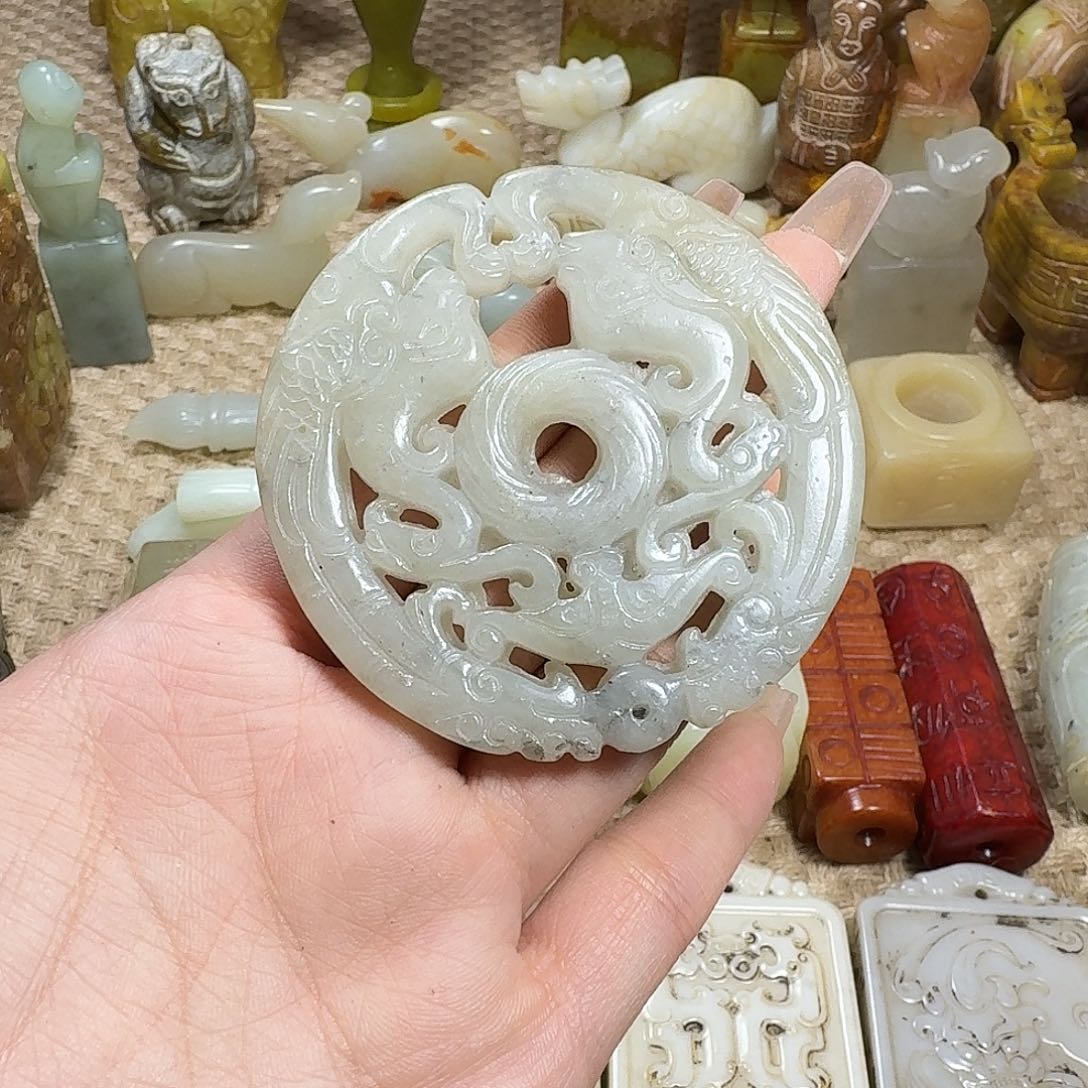 白玉菩提吊坠挂件