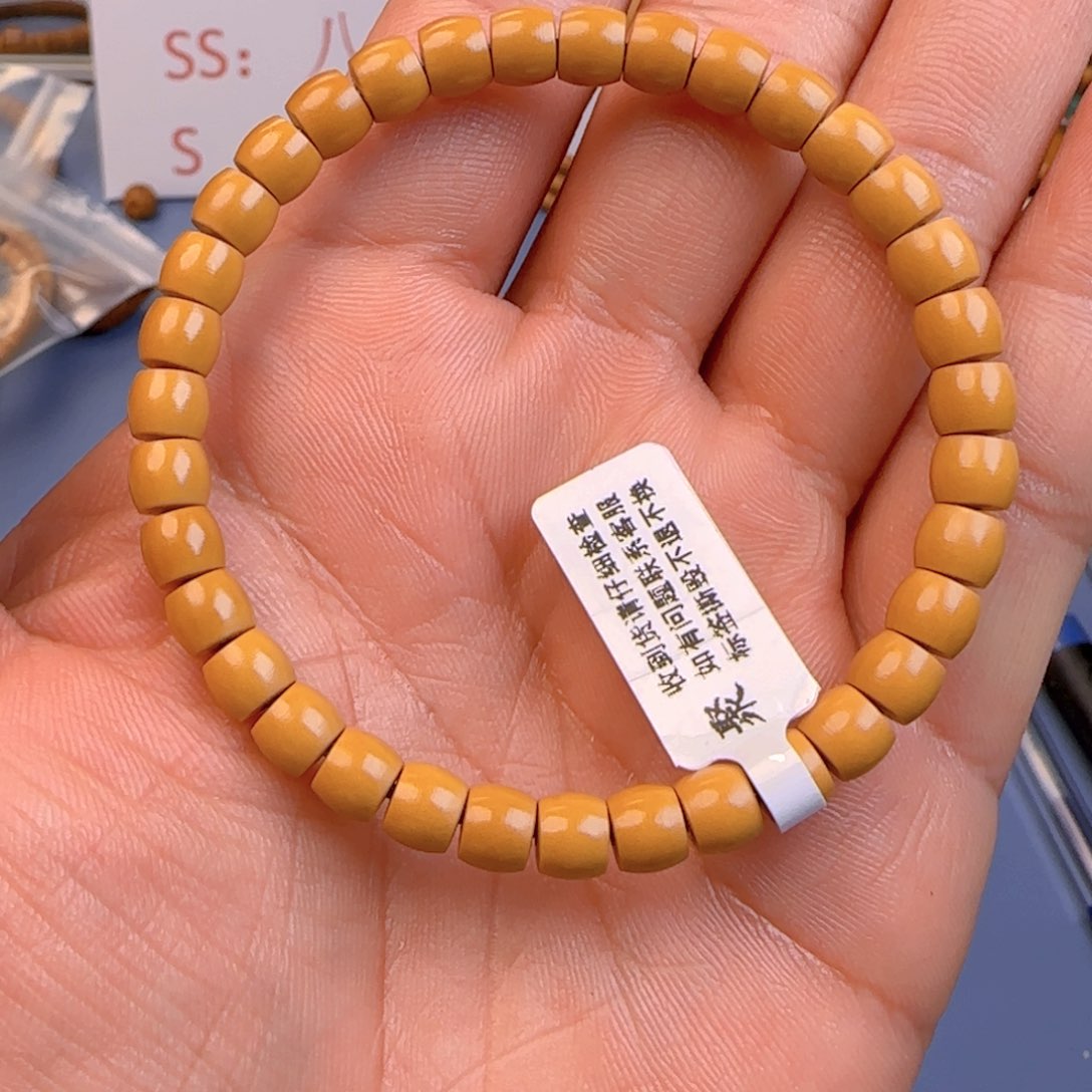 橄榄核手串核尖直切尺寸6.3ss