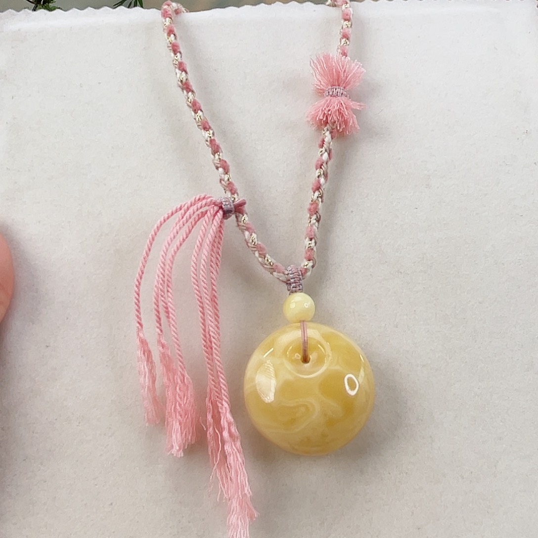 蜜蜡颈饰未镶嵌蜜蜡