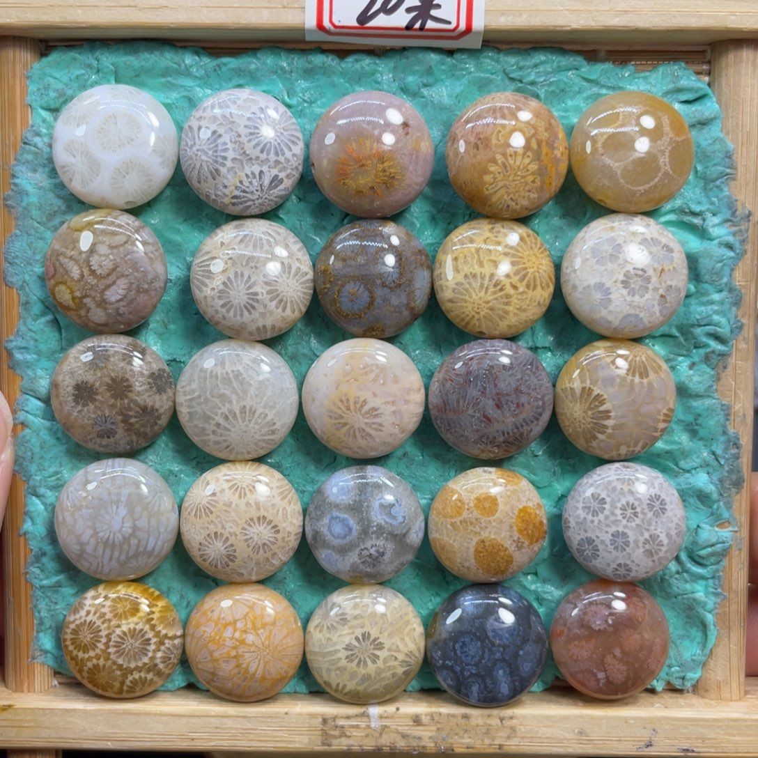 硅化玉未镶嵌颈饰圆饼20米1个