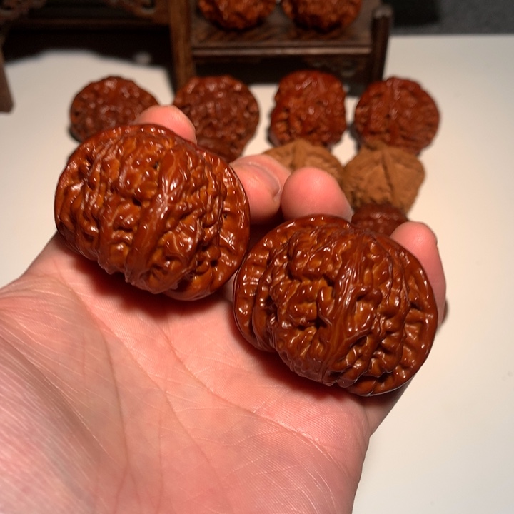 吉***烤桃核吊坠白狮子9WCH#00#