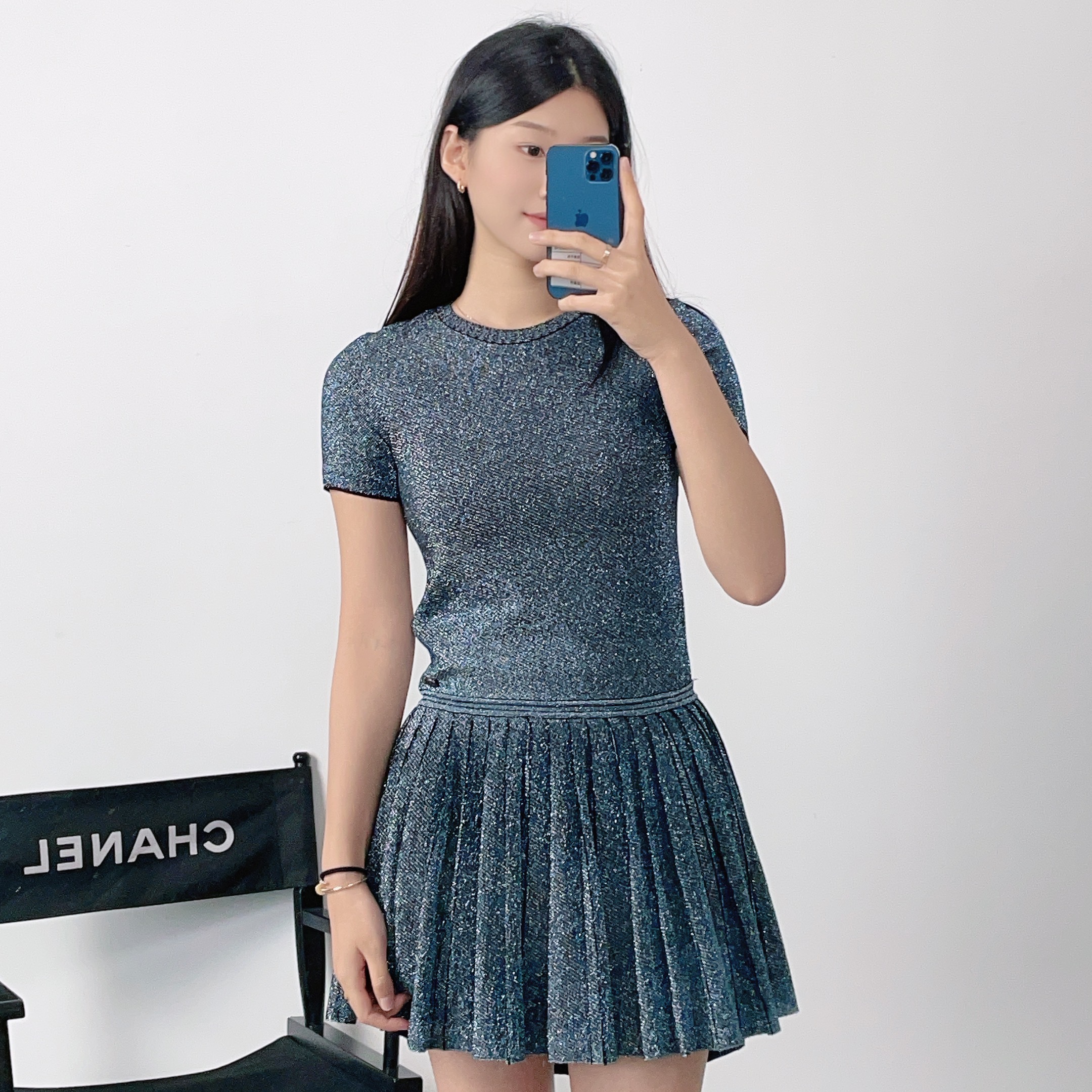 95新 Chanel/香奈儿 连衣裙灰色/250905WYY8XA8