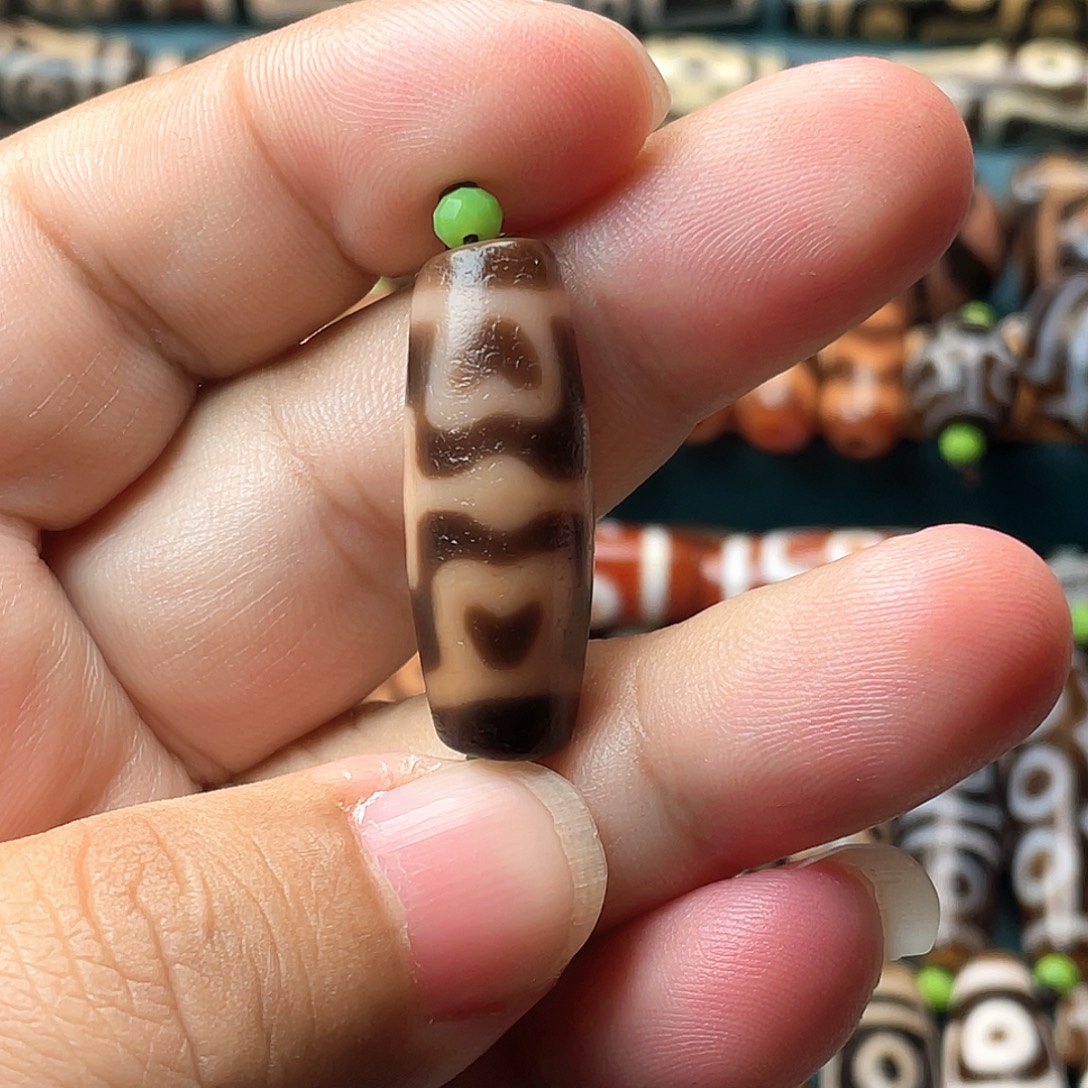 玛瑙/玉髓未镶嵌颈饰小卢莲心法杖