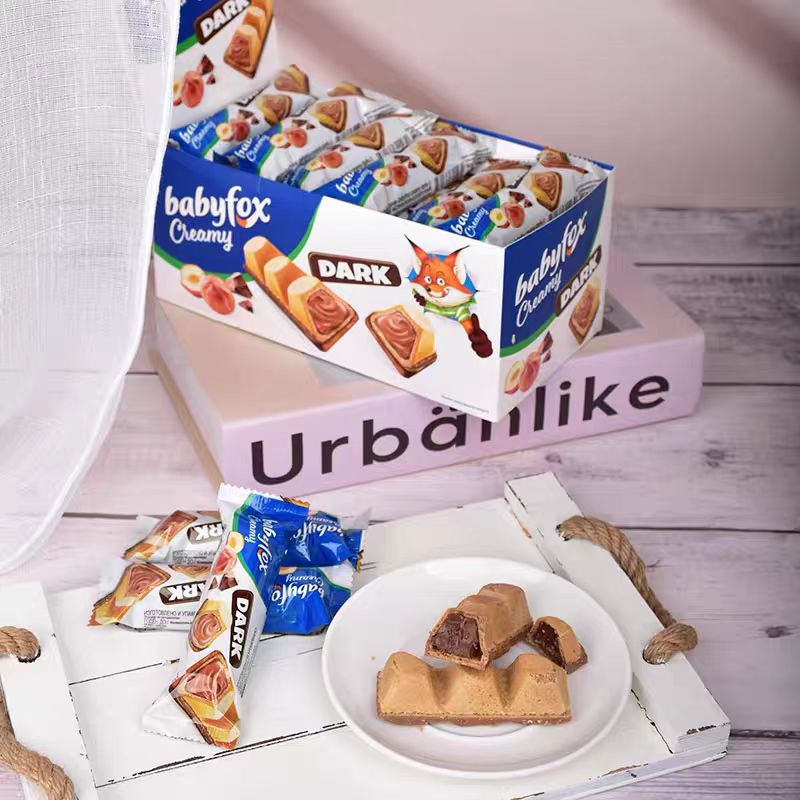 （截止25年8月）俄罗斯原装进口 KDV babyfox牌威化巧克力棒430克