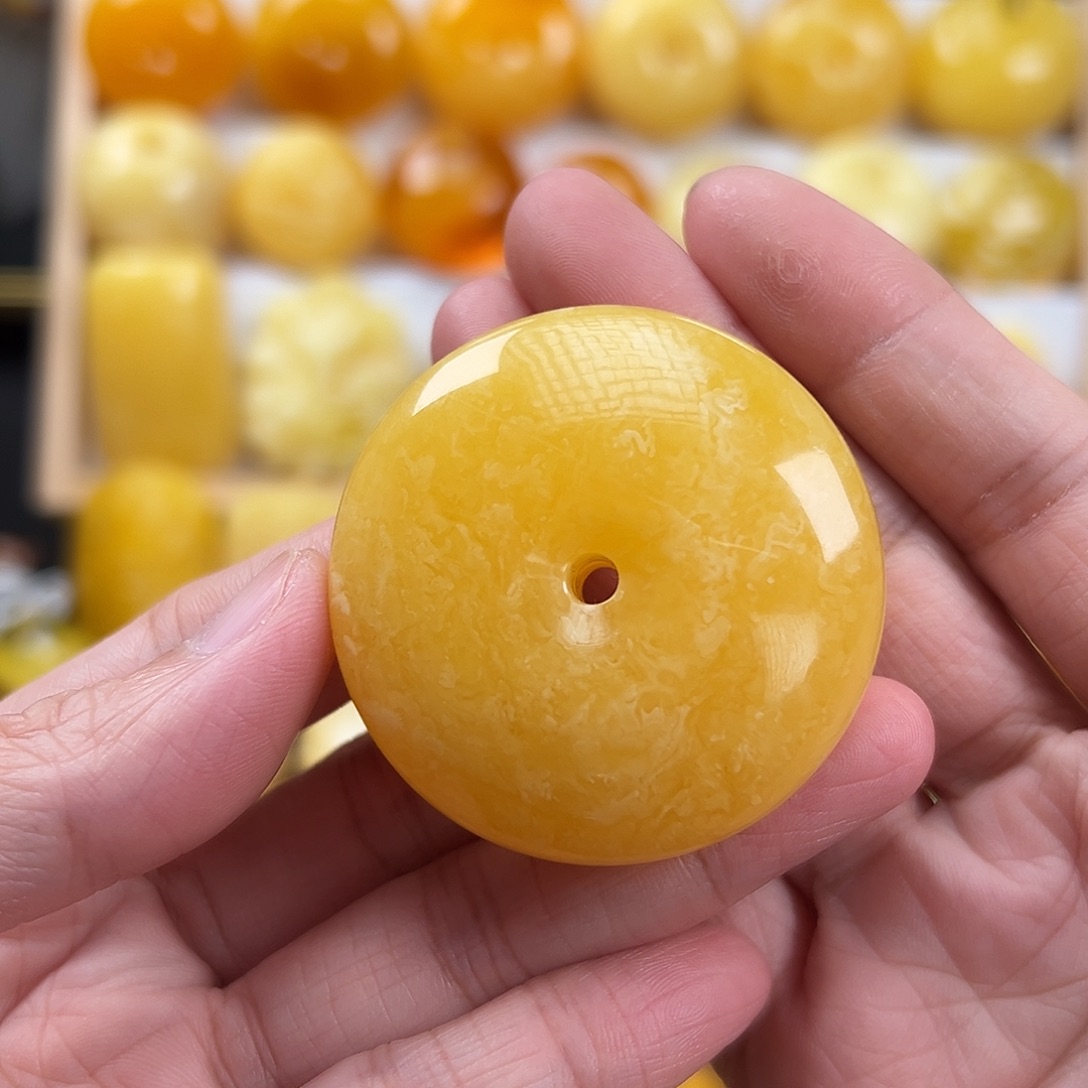 蜜蜡颈饰未镶嵌蜜蜡