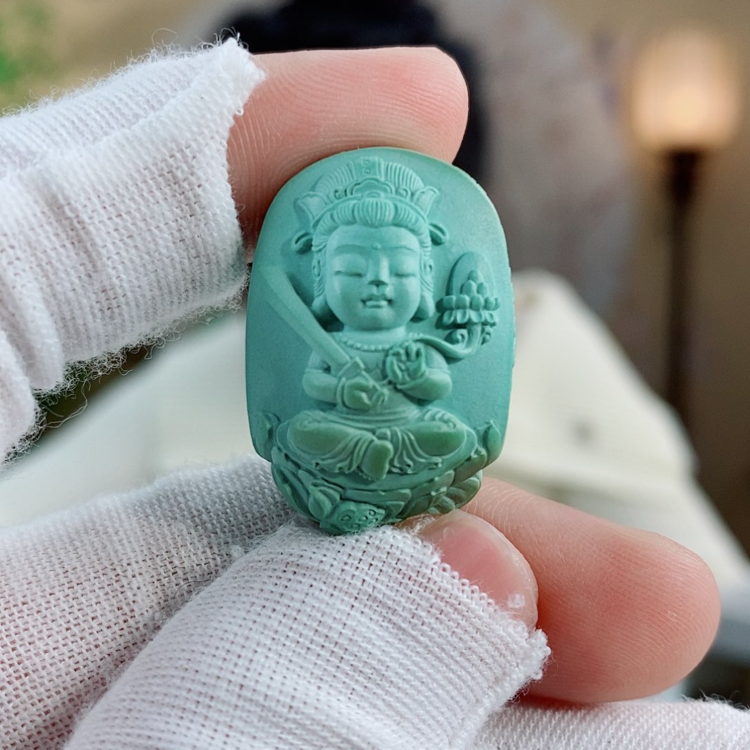 绿松石珠宝奇石未镶嵌