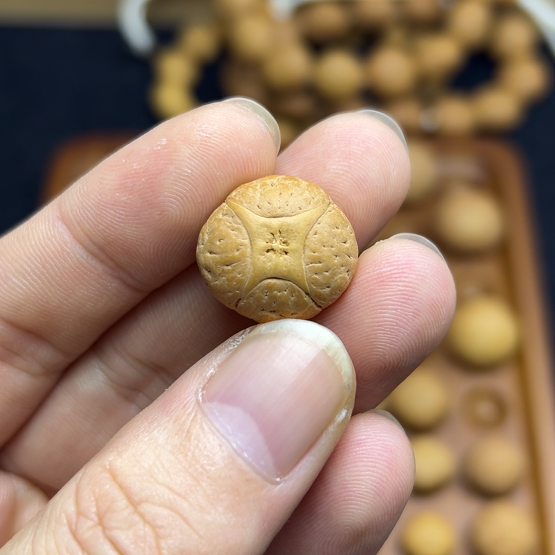 隔***白手串凤眼菩提19麒麟眼