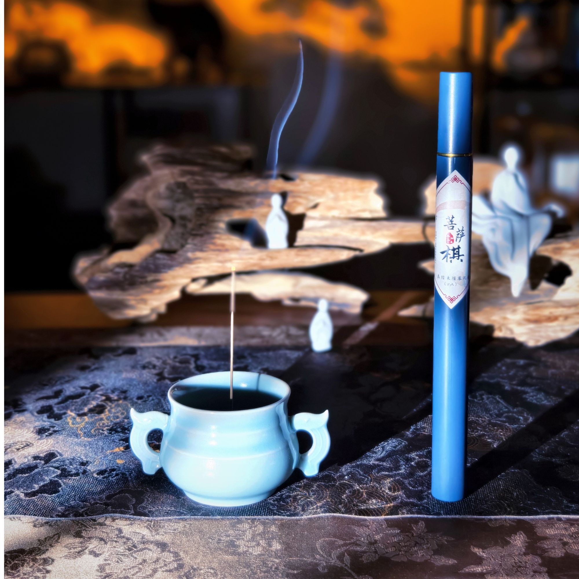 柬埔寨菩萨棋沉香9A-红土+野生棋楠的双重韵感，中式天然线香