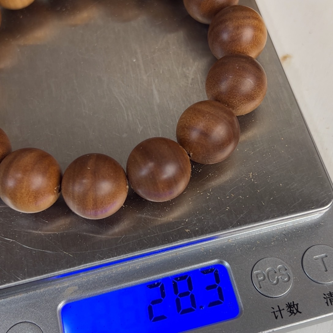 檀香木手串/手链稀*迈索尔老山檀1.5手串