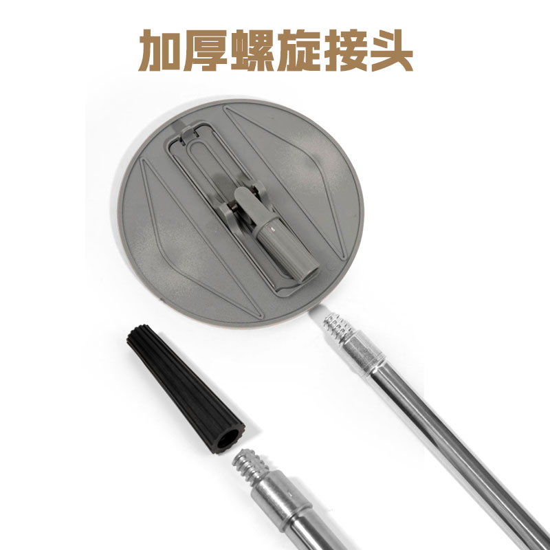 两用圆盘方形打磨砂纸架插头接杆包胶手柄墙面腻子打磨工具