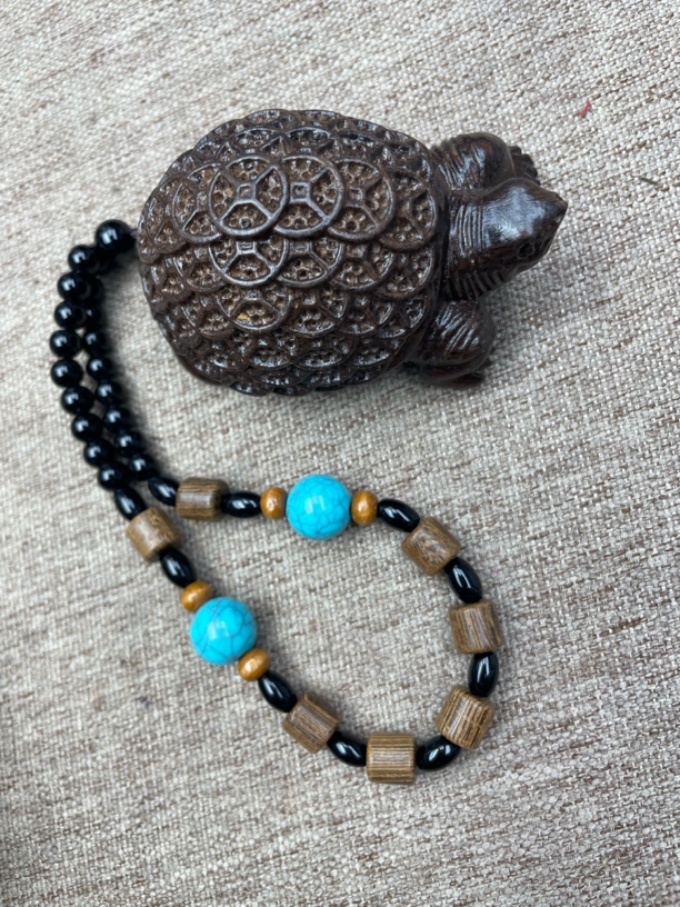 沉香木串文玩老料 手串 124号