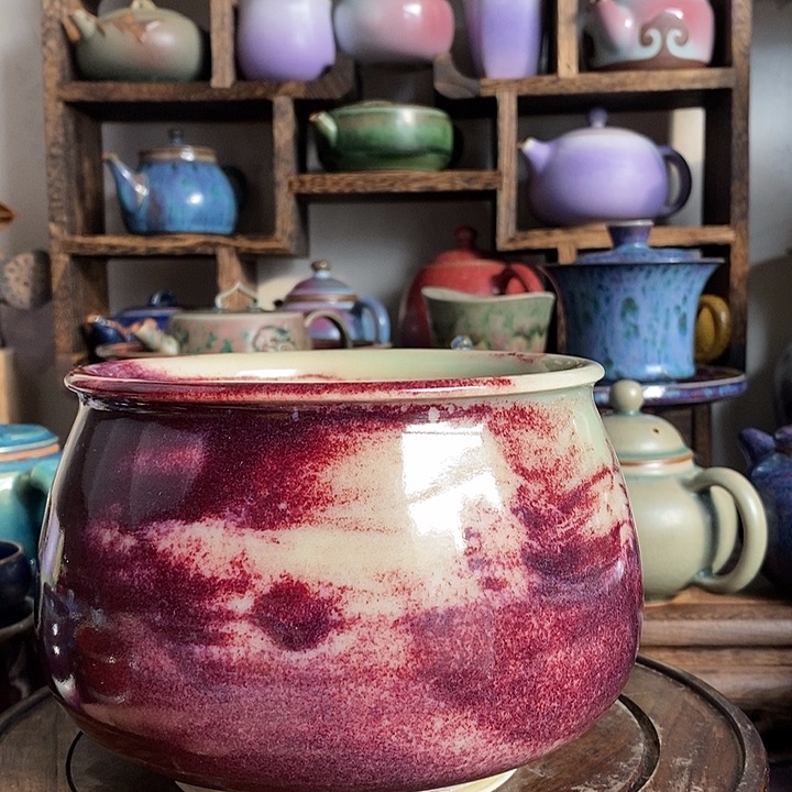 中国神后钧瓷茶具