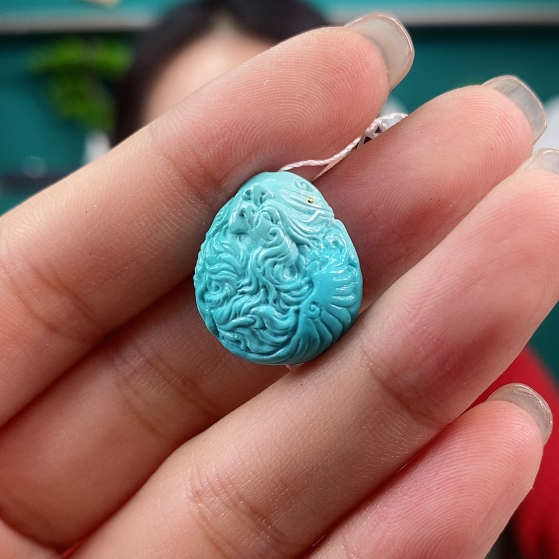 绿松石珠宝奇石未镶嵌