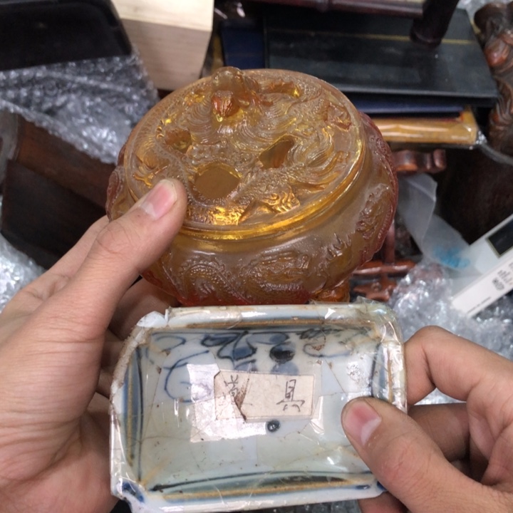 陶瓷孤品单件车里拍