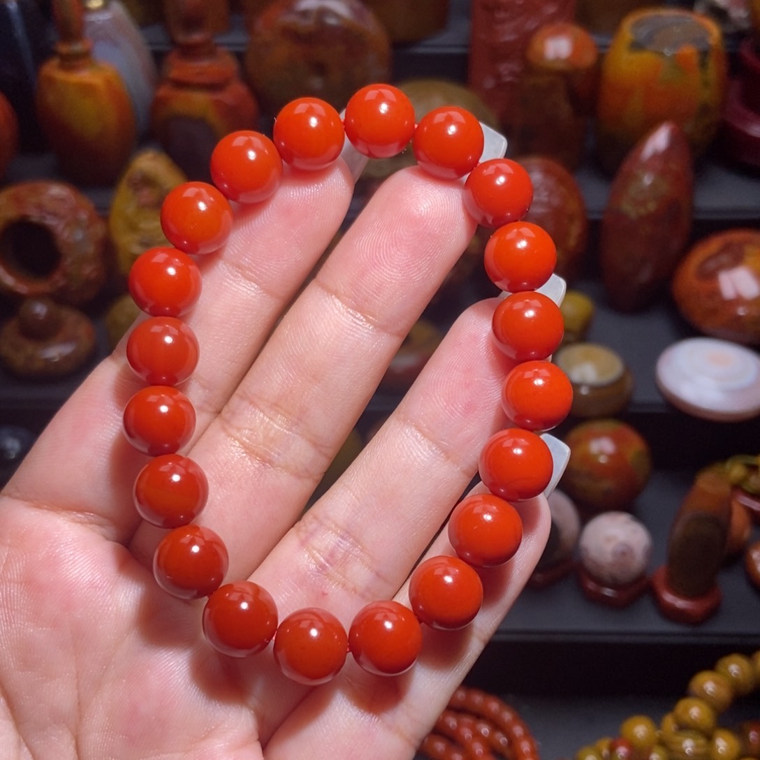 罡***玛瑙/玉髓手串未镶嵌