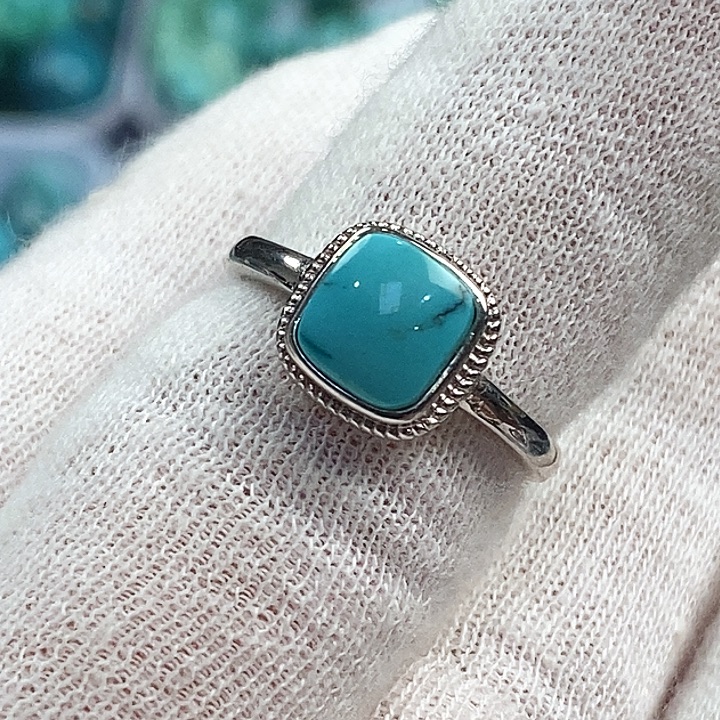 绿松石银S925镶嵌珠宝奇石