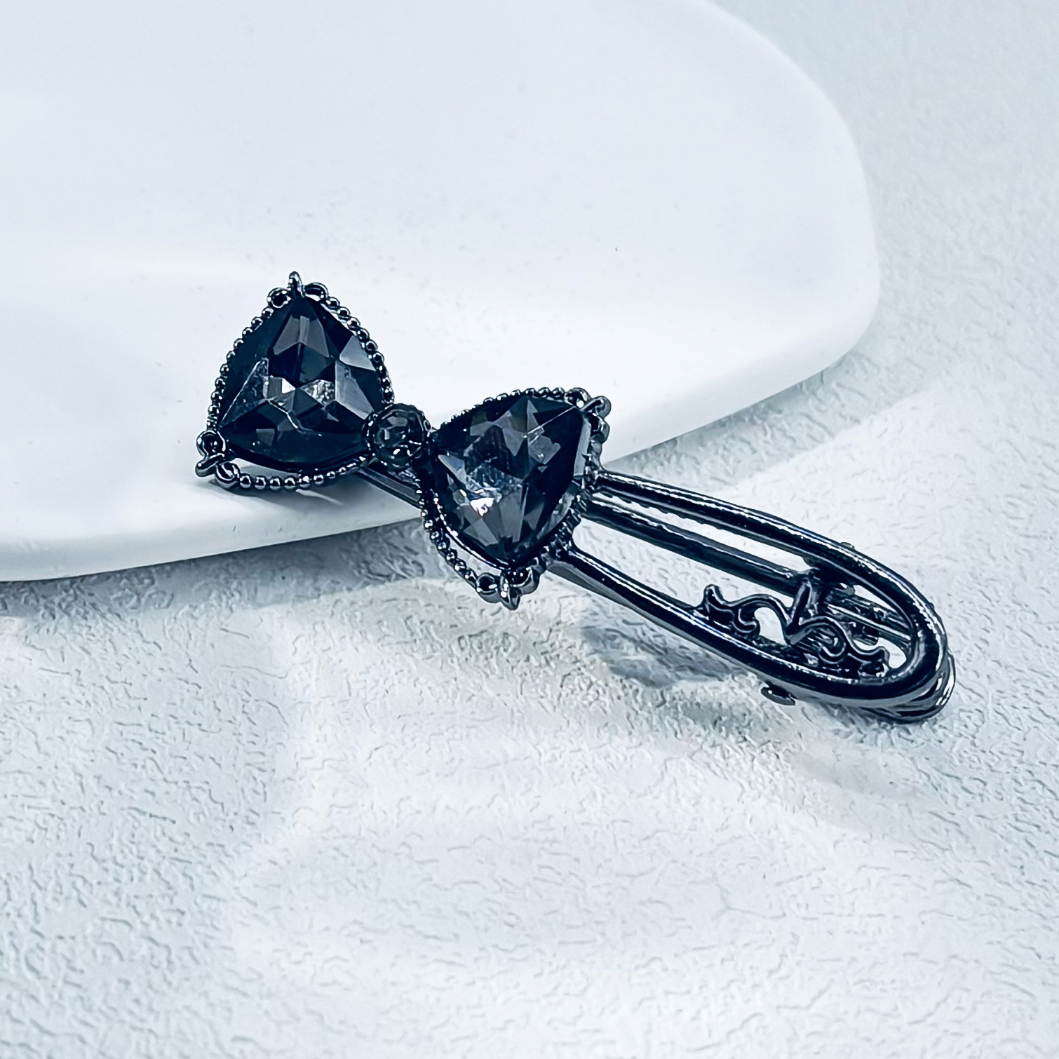 【HP·轻奢】蝴蝶结压夹6CM-1114