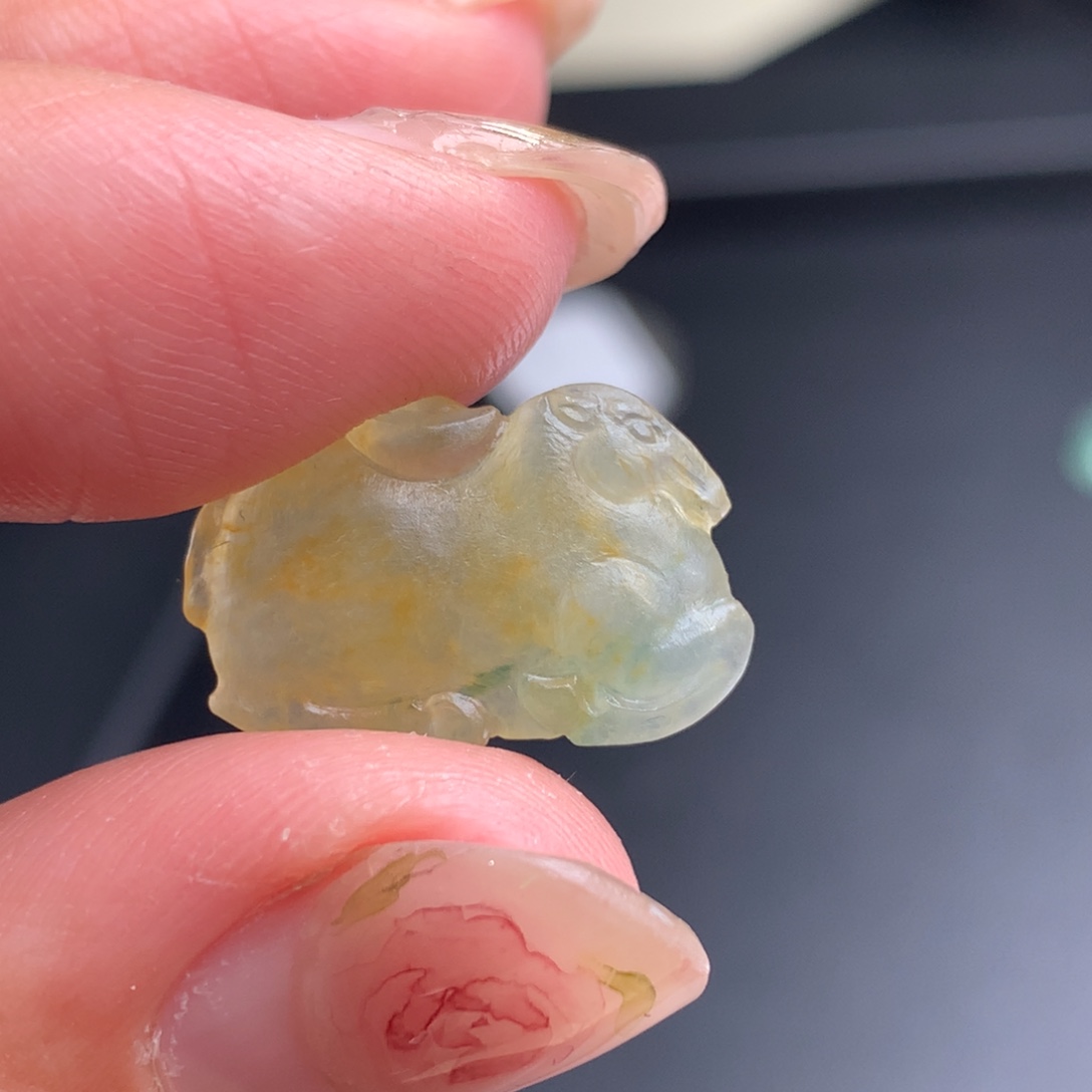 定制翡翠未镶嵌唐马