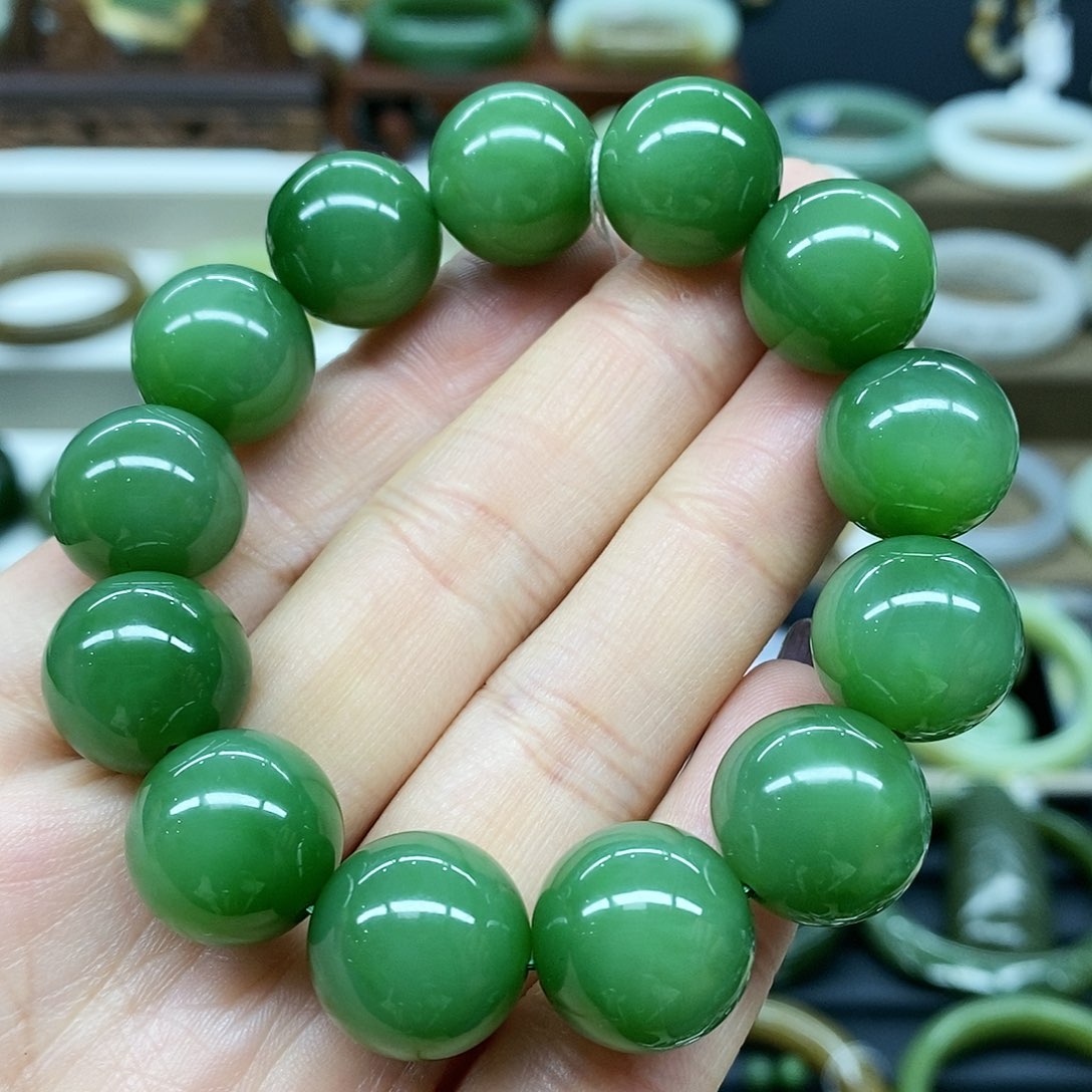 【闪购商品】和田玉（碧玉）手链未镶嵌