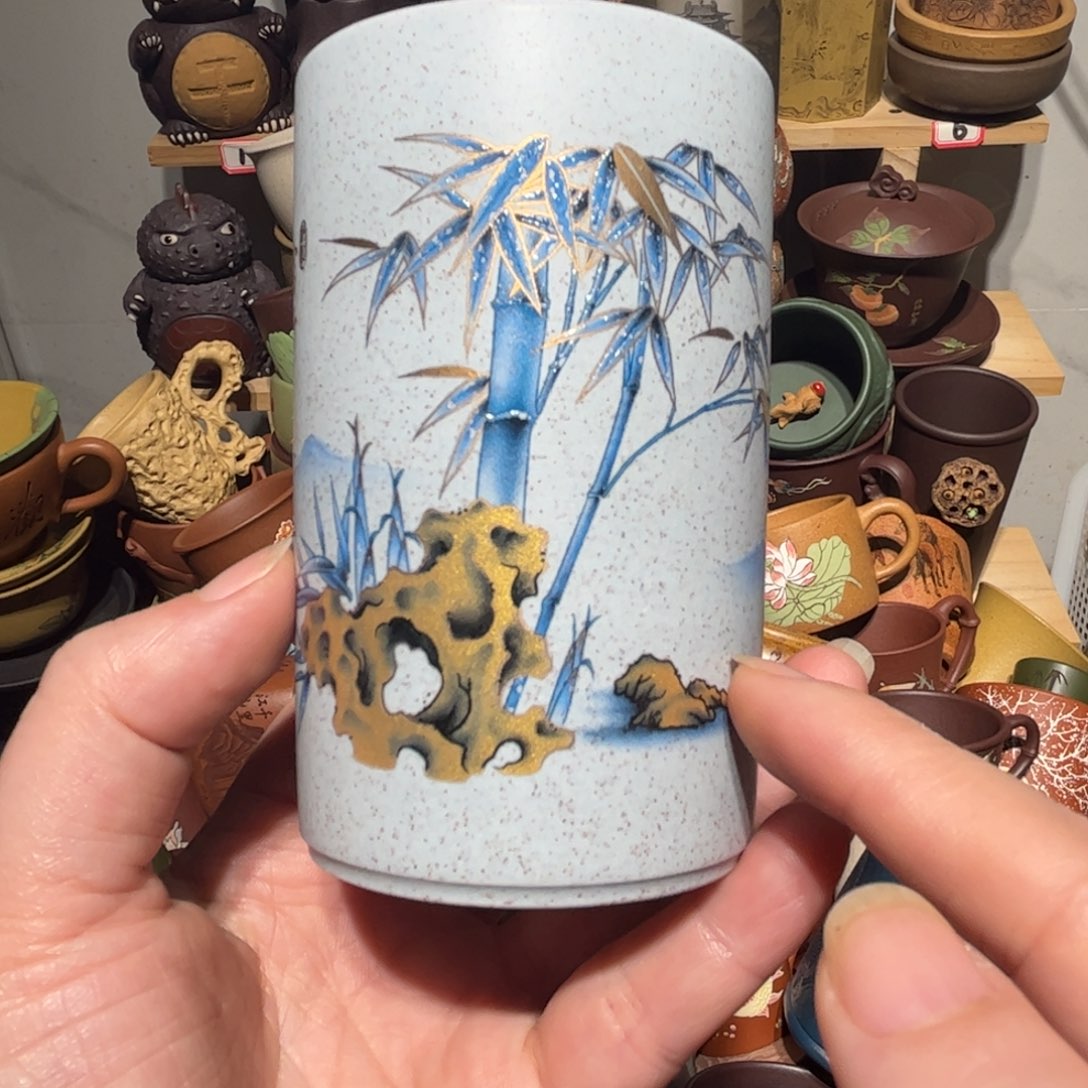 紫砂茶杯宜兴紫砂主人杯