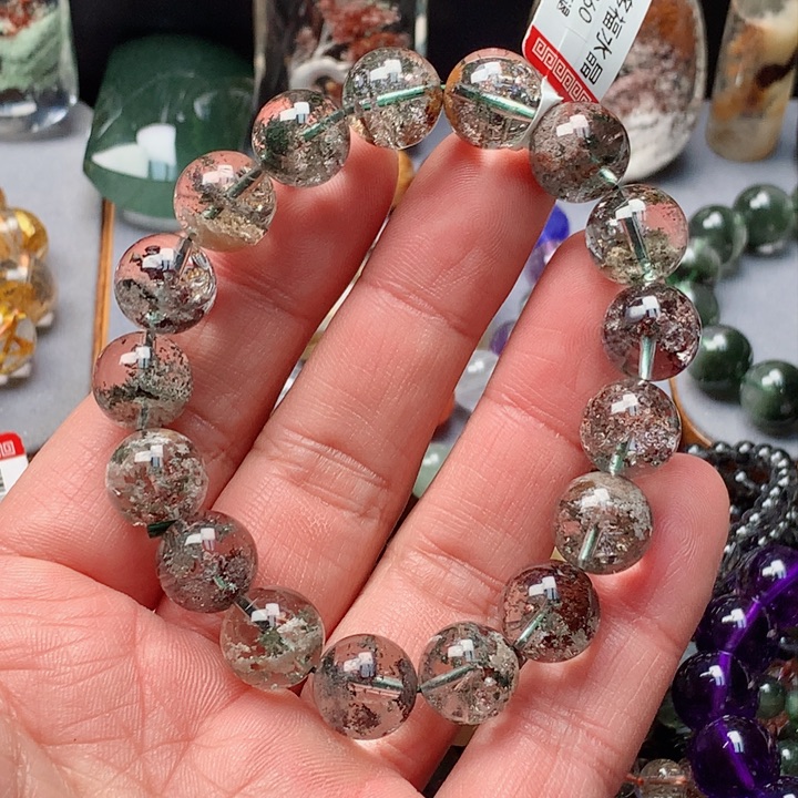 水晶手串未镶嵌天然